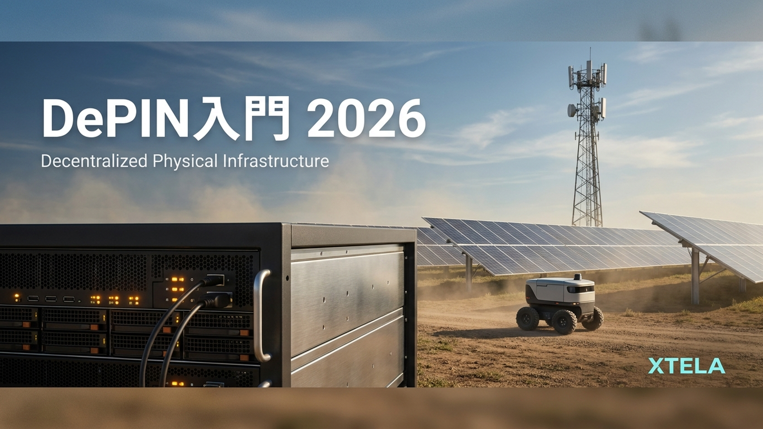 DePIN入門 2026｜分散型物理インフラネットワークを5分で理解する
