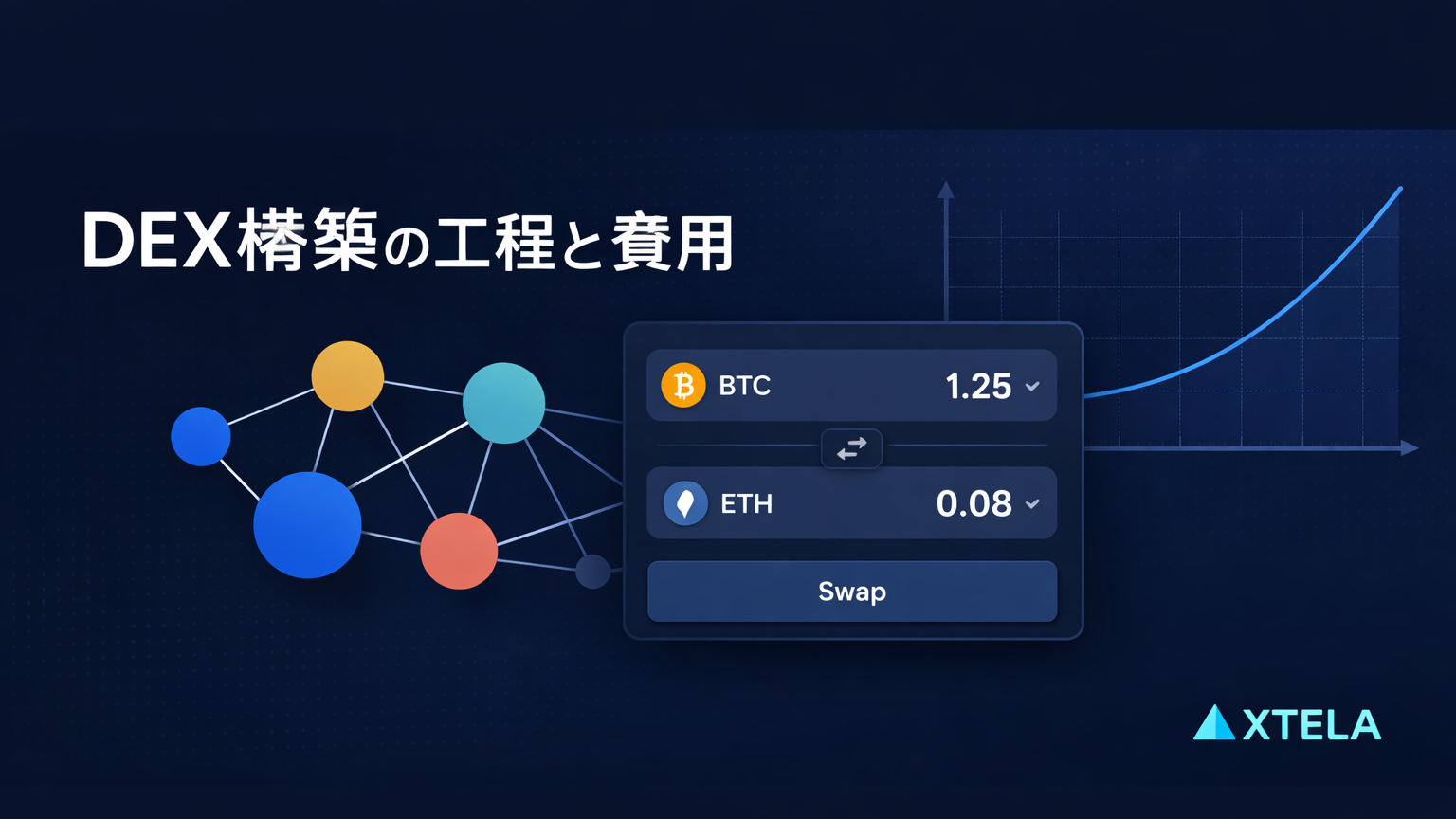 DEX（分散型取引所）開発の費用と工程｜AMM・流動性プール実装まで