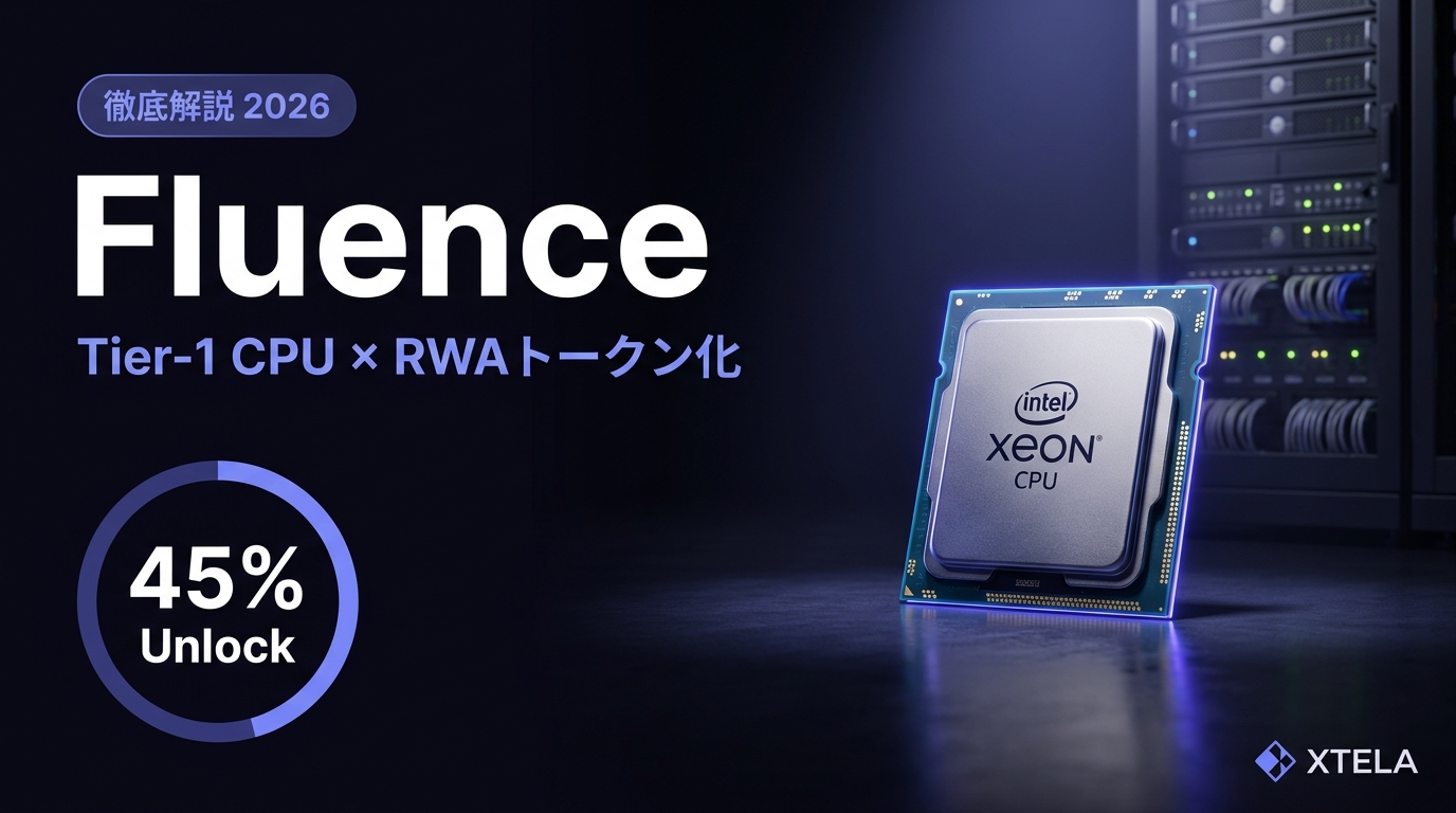 Fluence（FLT）徹底解説 2026｜Tier-1データセンターCPU × RWAトークン化コンピュート