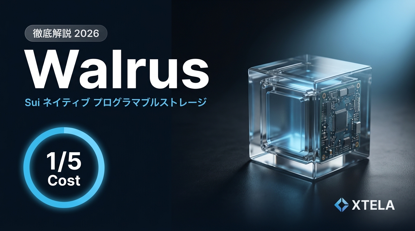 Walrus（WAL）徹底解説 2026｜Suiネイティブのプログラマブルストレージ