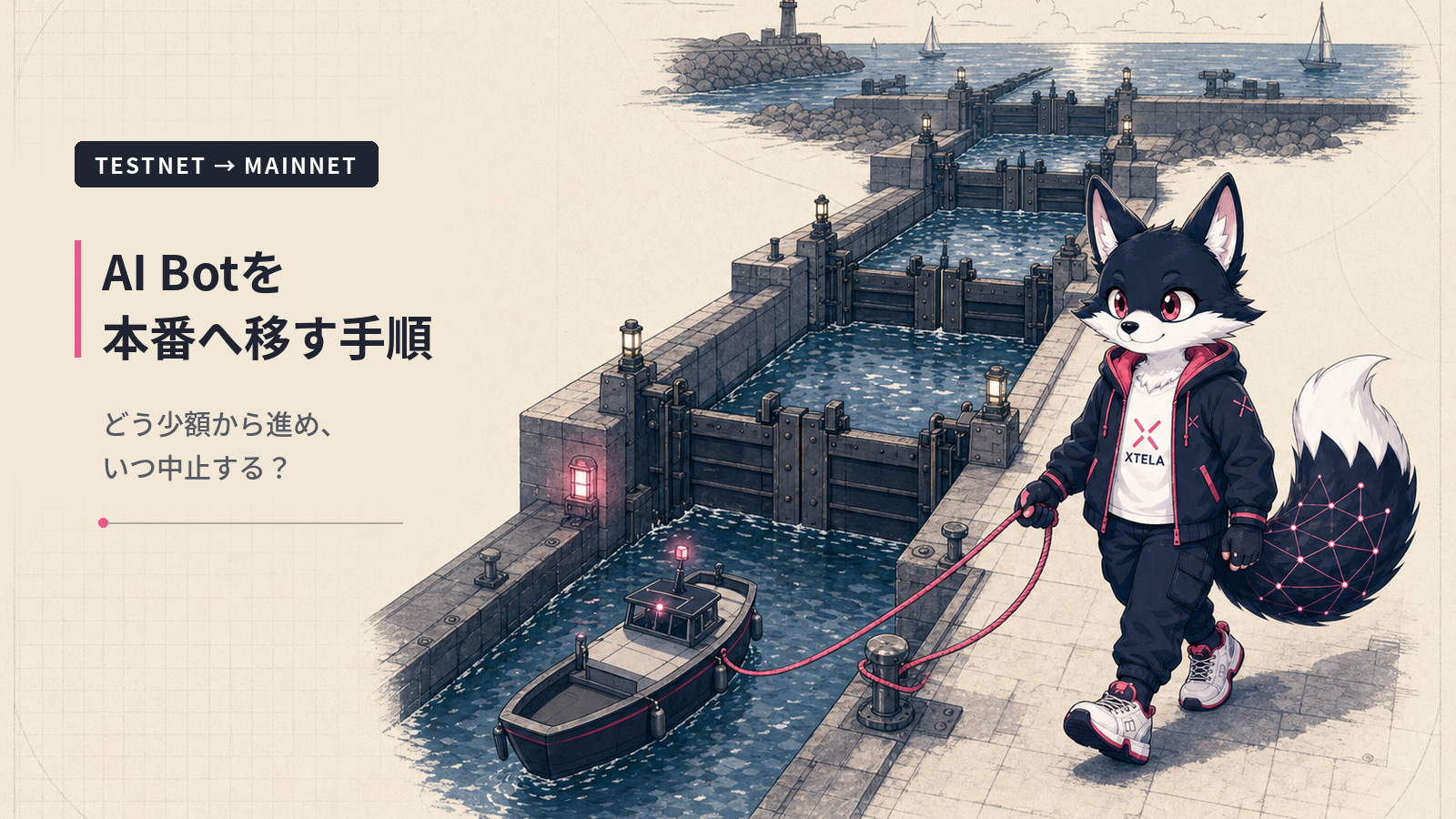 Hyperliquid AI Botを本番へ移す手順｜少額から進める段階と中止の条件