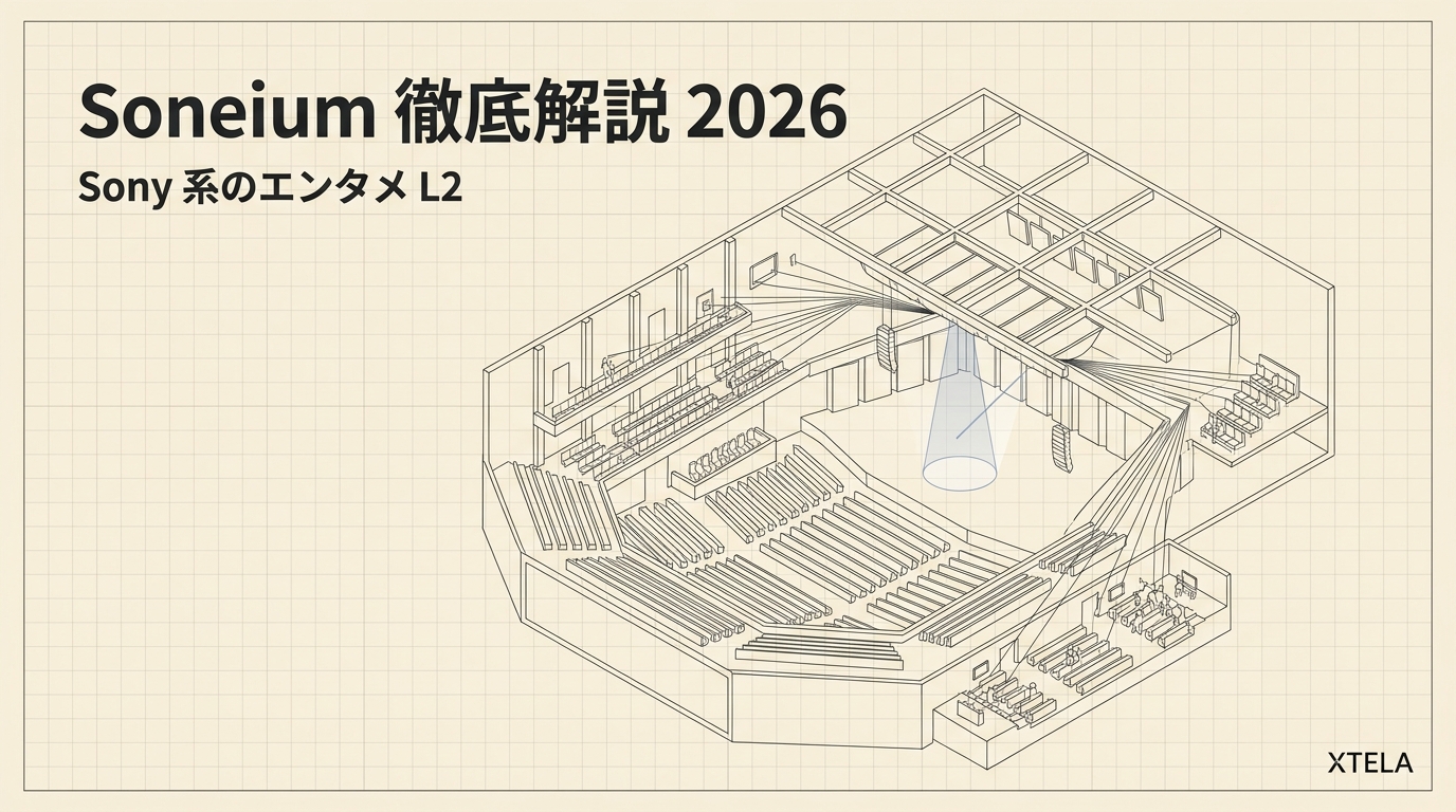 Soneium徹底解説 2026｜Sony × Startale の OP Stack L2 とトークン不在型App-chainの戦略
