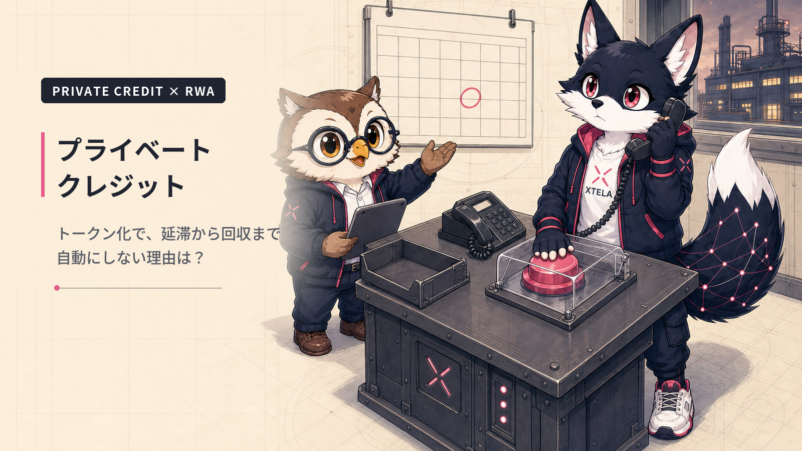 プライベートクレジットをトークン化するとき｜延滞から回収までを自動にしない理由