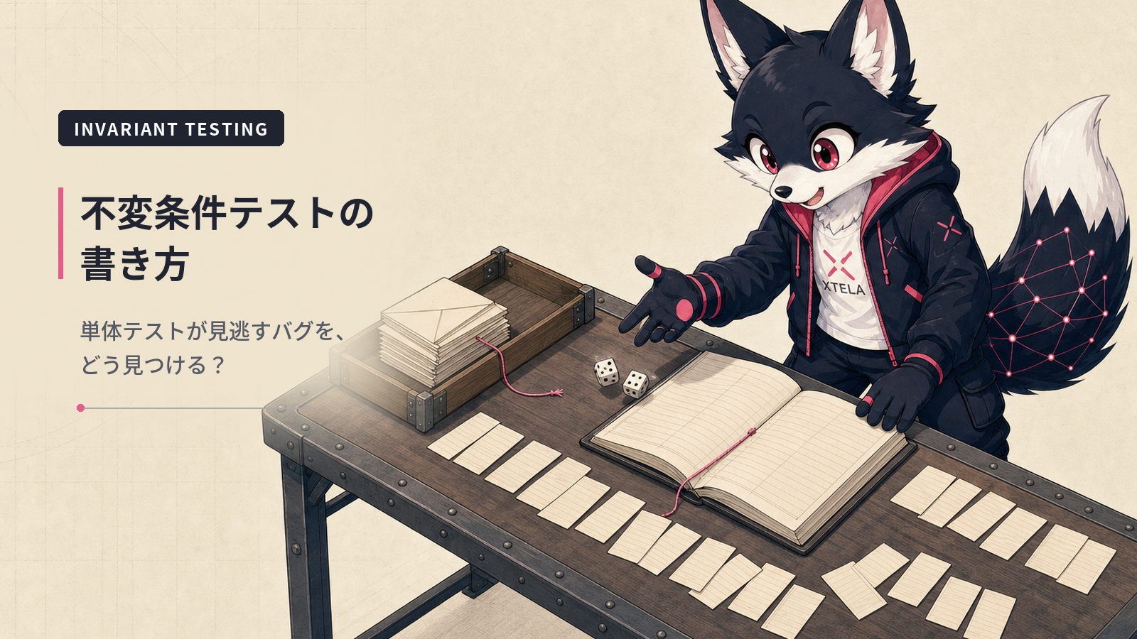 不変条件テストの書き方｜Foundry・Echidnaで単体テストが見逃すバグを探す
