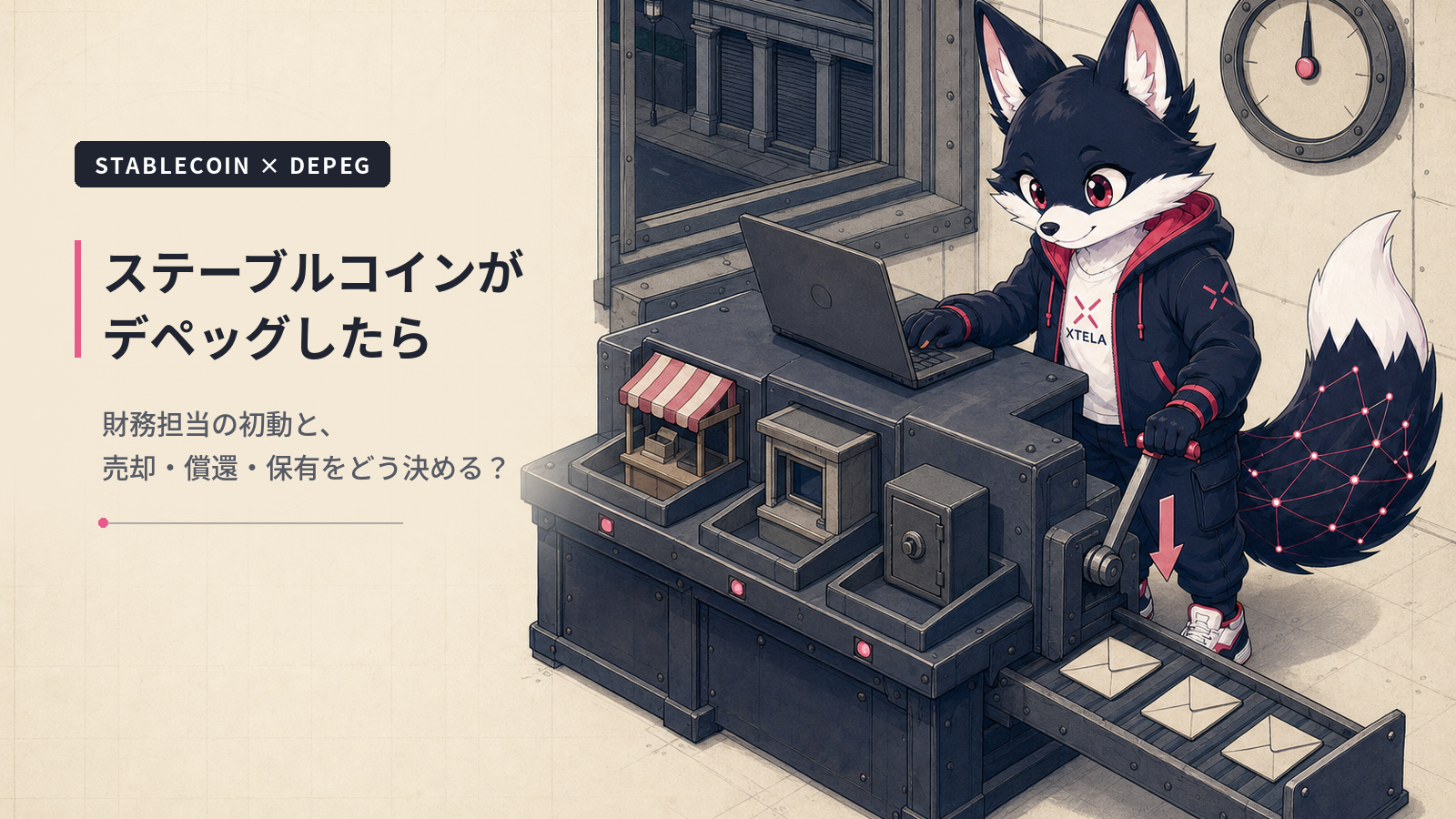 ステーブルコインがデペッグしたら｜財務担当の初動と売却・償還・保有の判断