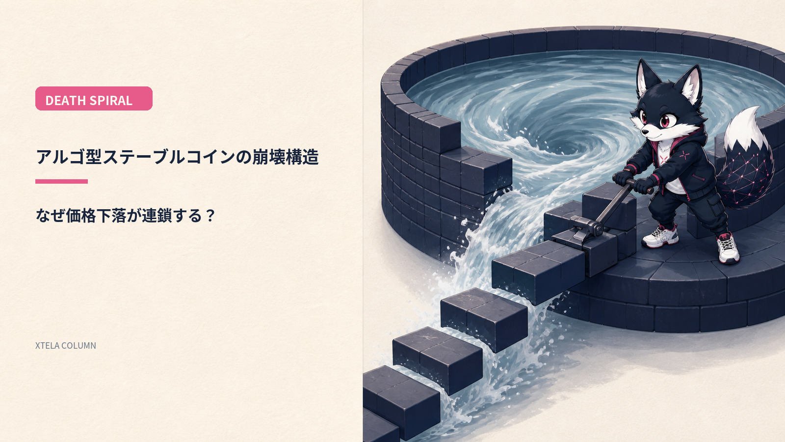 アルゴリズミック型ステーブル失敗事例｜Terra/Luna 崩壊の構造