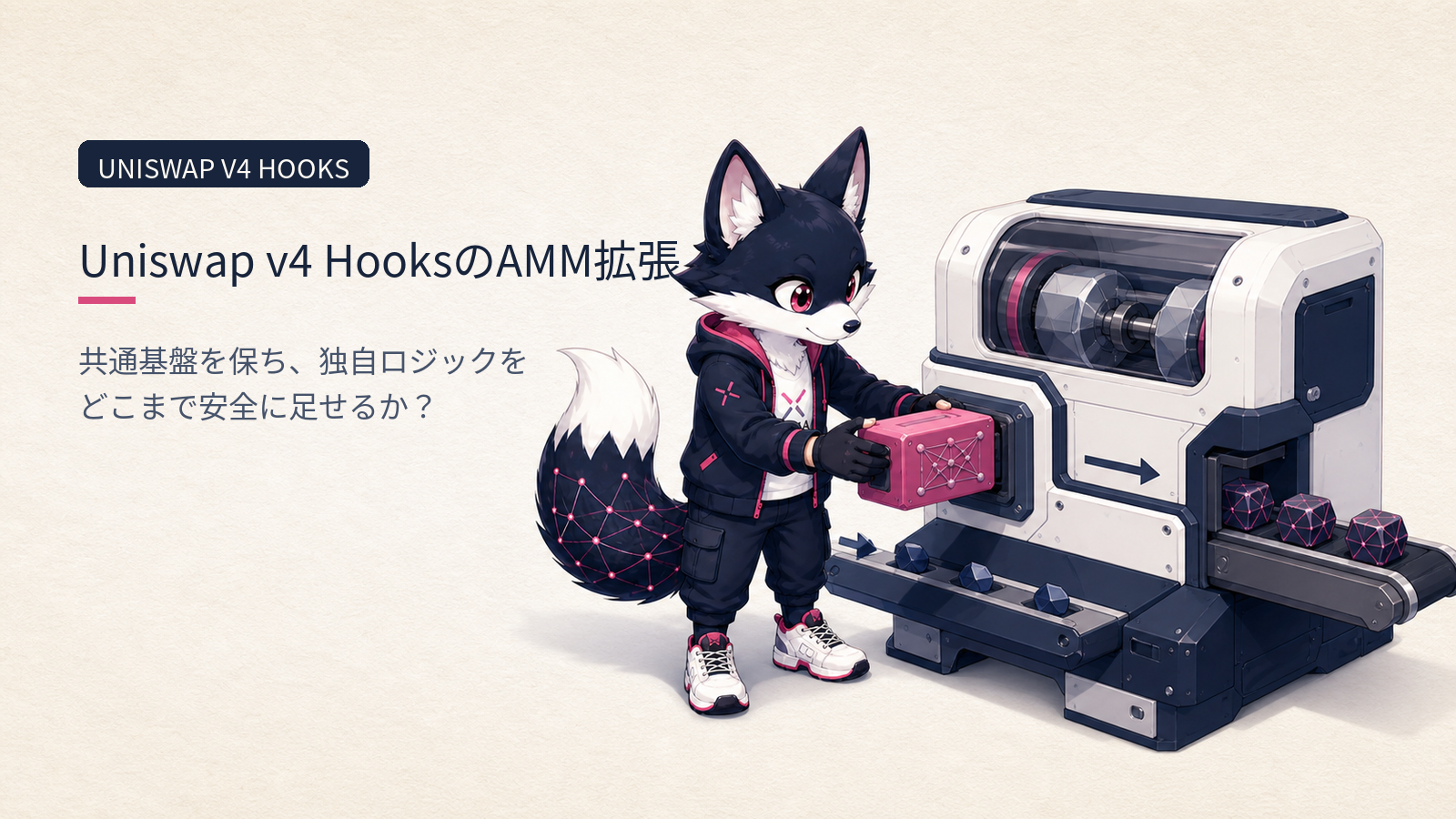 Uniswap v4 Hooks とは｜カスタム AMM 設計の新規格