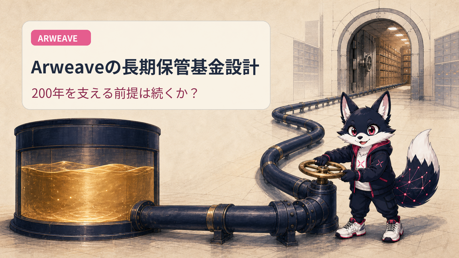 Arweave（AR）徹底解説 2026｜200年保管×AOコンピュートの永続ストレージDePIN