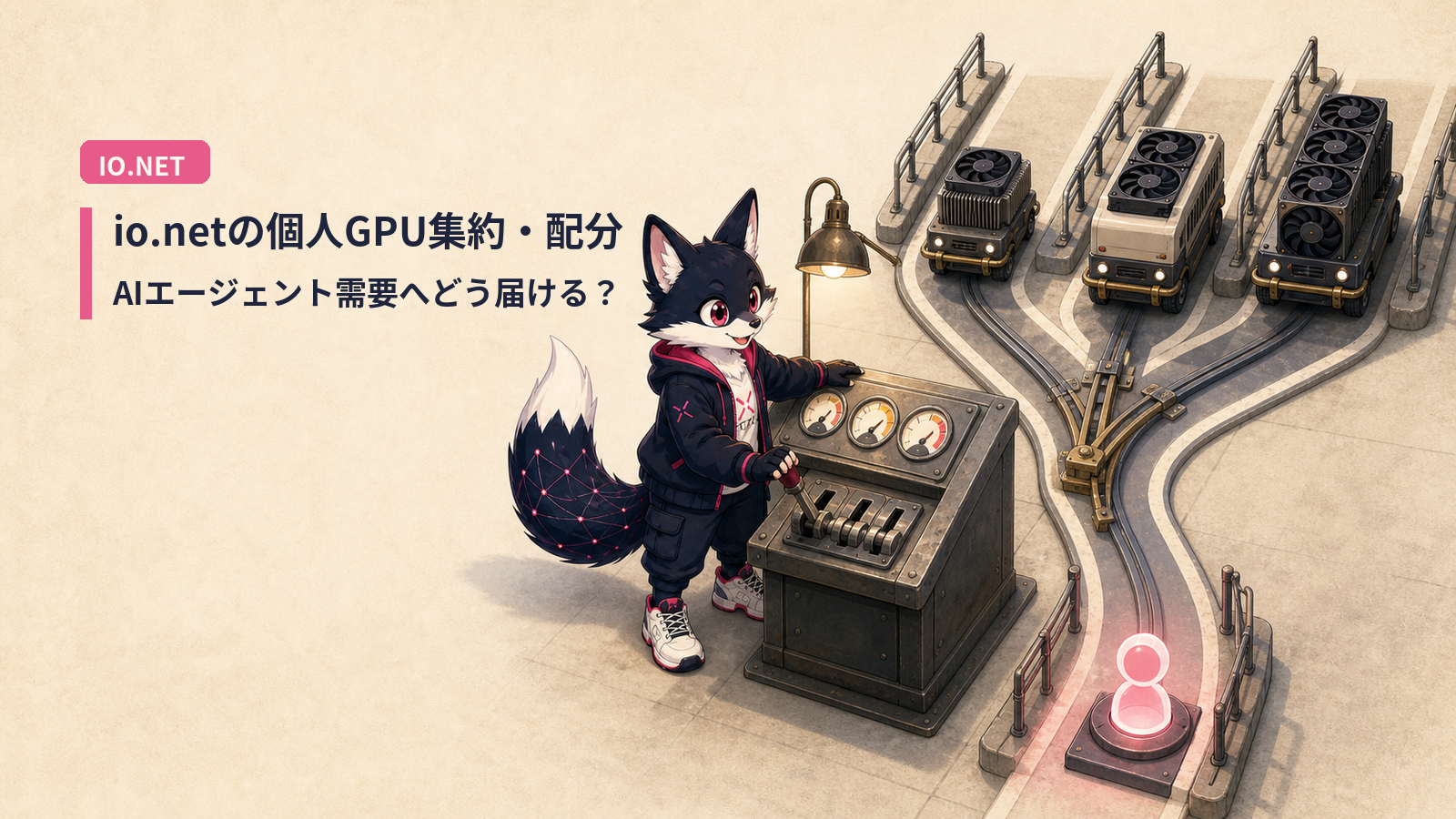 io.net（IO）徹底解説 2026｜個人GPU集約×AIエージェント経済のCompute DePIN