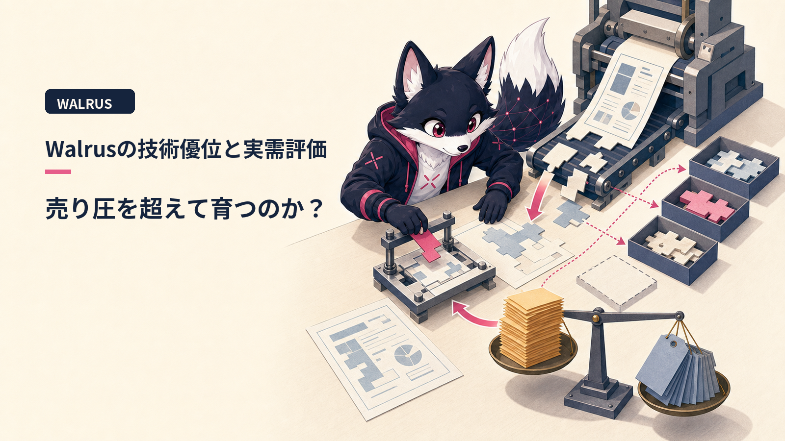 Walrus（WAL）徹底解説 2026｜Suiネイティブのプログラマブルストレージ